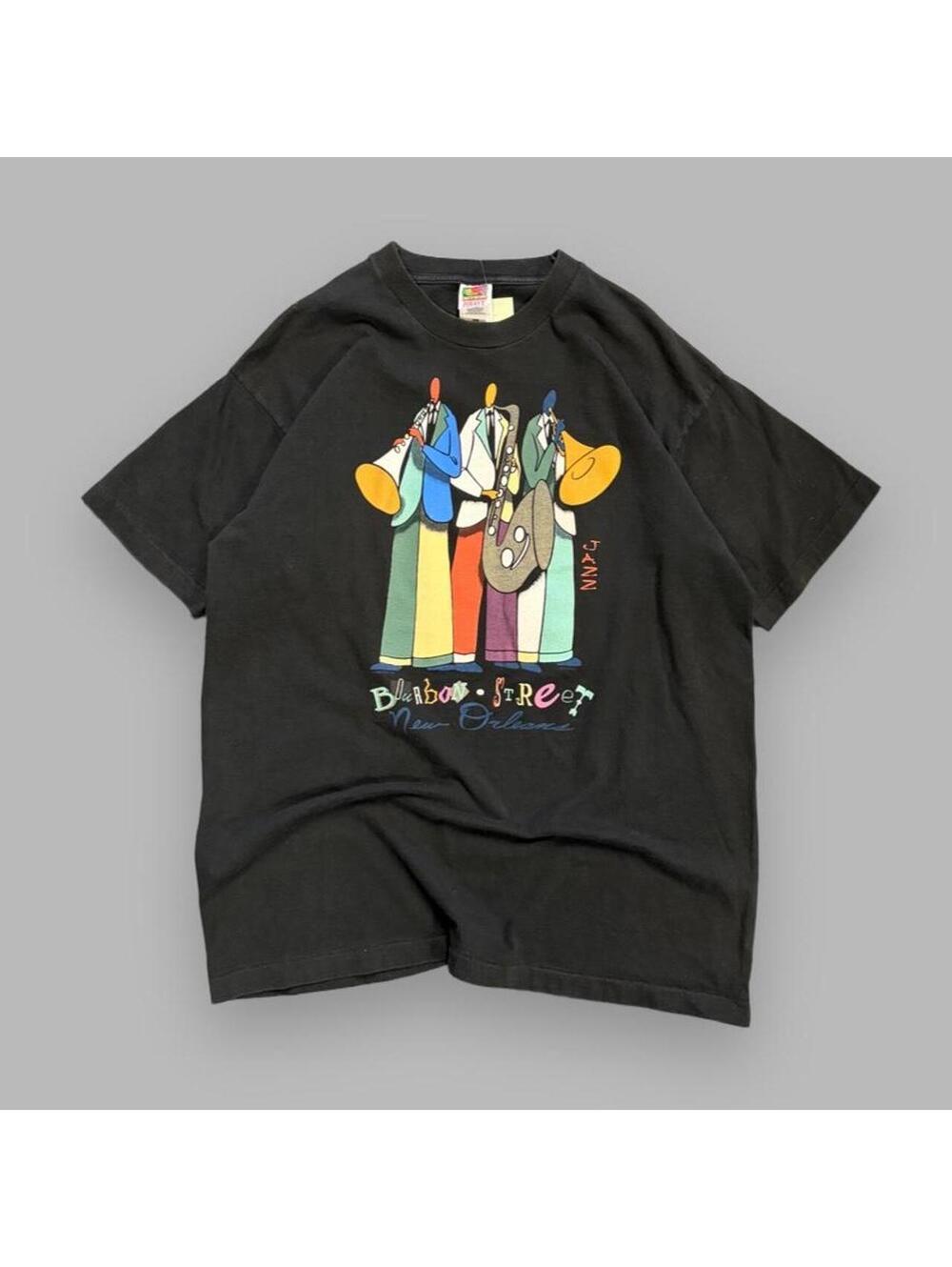 Vintage 1995 Bourbon Street New Orleans Jazz Tee